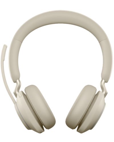 Безжични слушалки с микрофон Jabra - Evolve  2 65 MS Stereo, бежови - 5