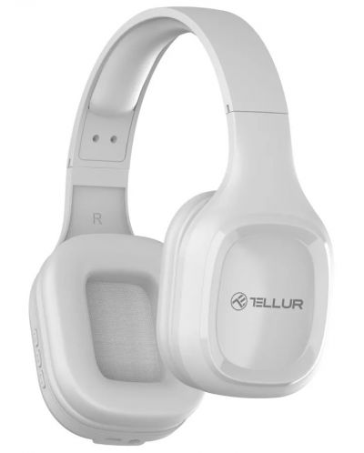 Безжични слушалки с микрофон Tellur - Pulse, бели - 2