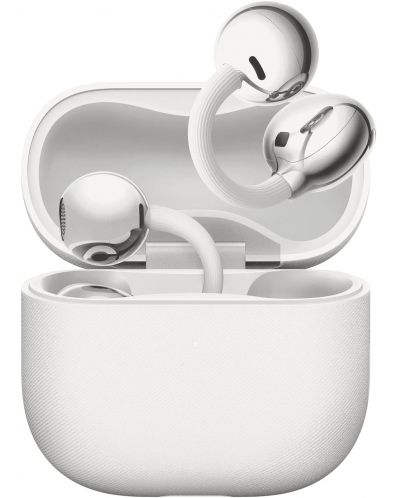 Безжични слушалки Huawei - FreeClip 2, TWS, White | Ozone.bg