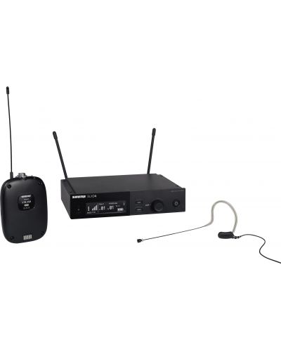 Безжична микрофонна система Shure - SLXD14E/153B, черна - 1