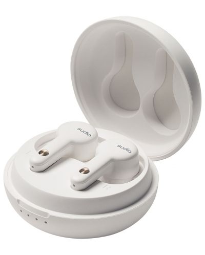 Безжични слушалки Sudio - A2, TWS, ANC, бели - 4