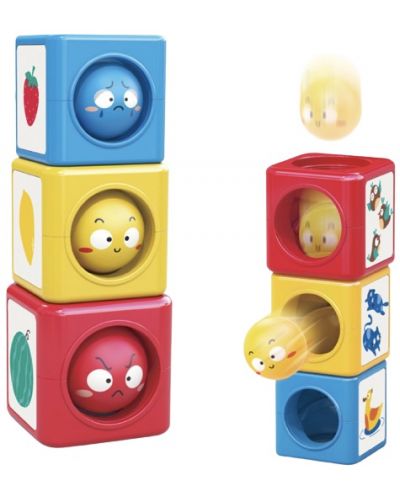 Бебешка кула от активни кубчета Hola Toys - 5