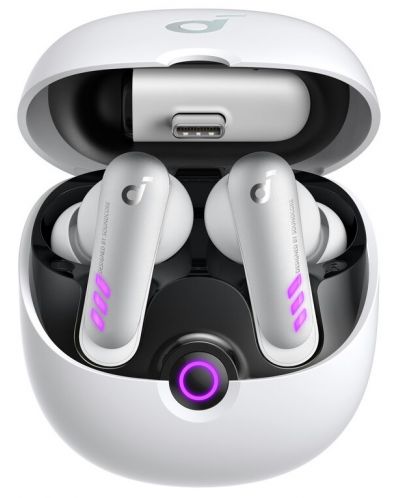 Безжични слушалки Anker - Soundcore VR P10, TWS, бели/черни - 2