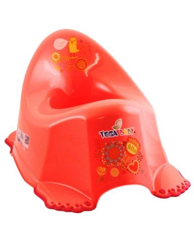 Бебешко анатомично гърне Tega Baby - Фолк, Праскова