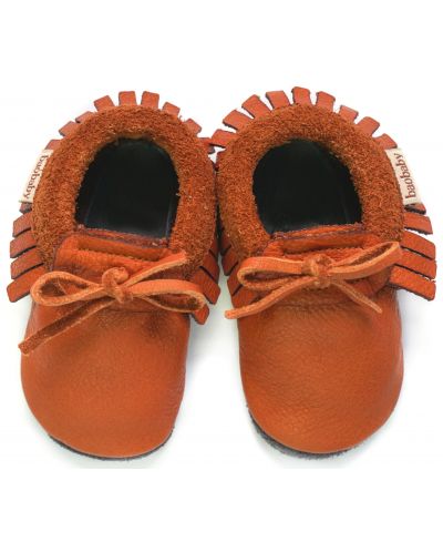 Бебешки обувки Baobaby - Moccasins, Hazelnut, размер S - 3