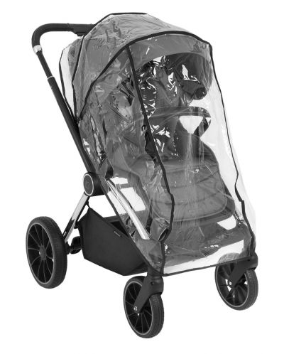 Бебешка комбинирана количка 2 в 1 KikkaBoo - Kara, Grey - 4