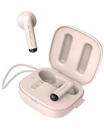 Безжични слушалки PowerLocus - PLX1, TWS, розови - 3