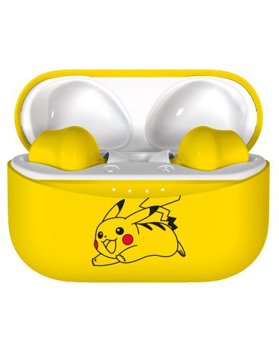 Детски слушалки OTL Technologies - Pikachu, TWS, жълти/бели - 4