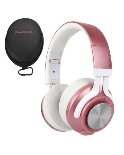 Безжични слушалки PowerLocus - P3 Matte, розови - 3