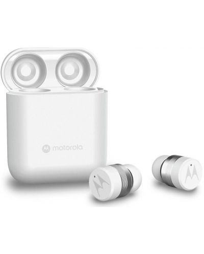 Безжични слушалки Motorola - Vervebuds 120, TWS, бели - 1