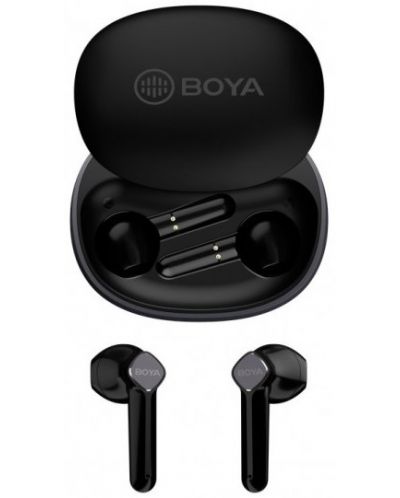 Безжични слушалки Boya - BY-AP100-B, TWS, черни - 2