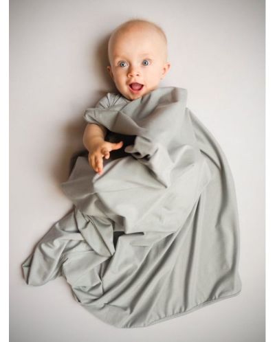 Бебешко одеяло от бамбук Egos Bio Baby - Тип пелена, сиво - 1