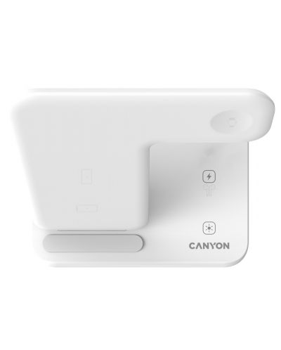 Безжично зарядно Canyon - WS-303, 15W, бяло - 3