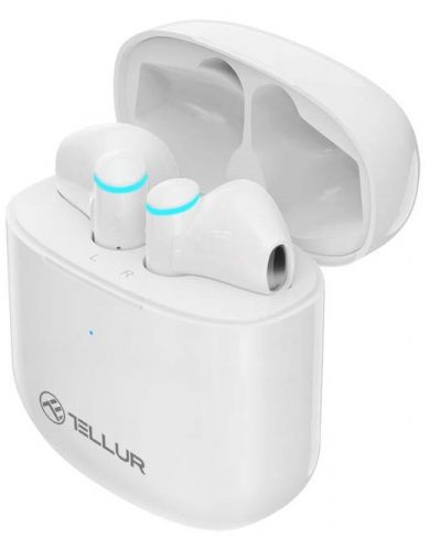 Безжични слушалки Tellur - Aura, TWS, бели - 2