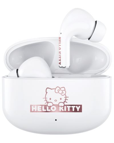 Безжични слушалки OTL Technologies - Core Hello Kitty, TWS, бели - 2