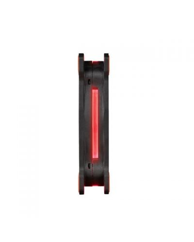 Вентилатор Thermaltake - Riing 14, 140 mm, червен/черен - 4
