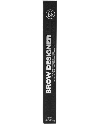 BH Cosmetics Молив за вежди Brow Designer, Dark Brown, 0.09 g - 3