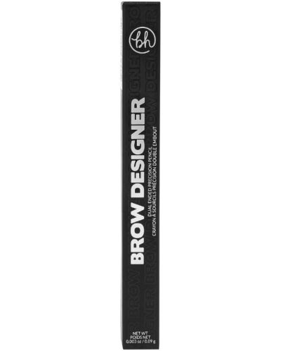 BH Cosmetics Молив за вежди Brow Designer, Ash Brown, 0.09 g - 3