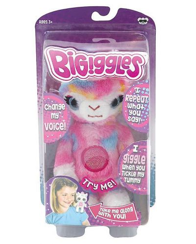 Интерактивна играчка Bigiggles - Повтарящо животинче Diego, лама - 4