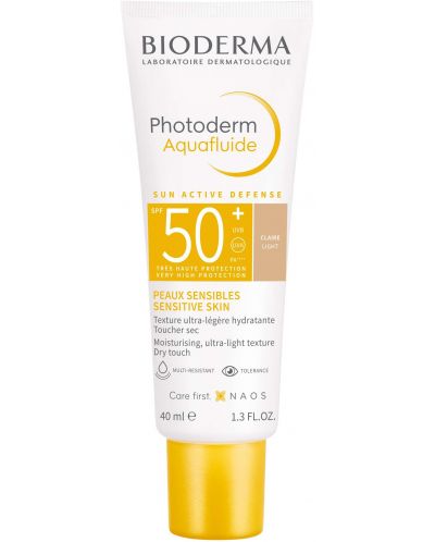 Bioderma Photoderm Слънцезащитен крем Aquafluide, светъл, SPF50+, 40 ml - 1