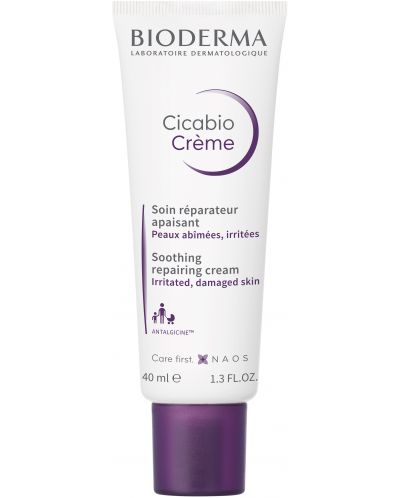 Bioderma Cicabio Успокояващ и възстановяващ крем, 40 ml - 1