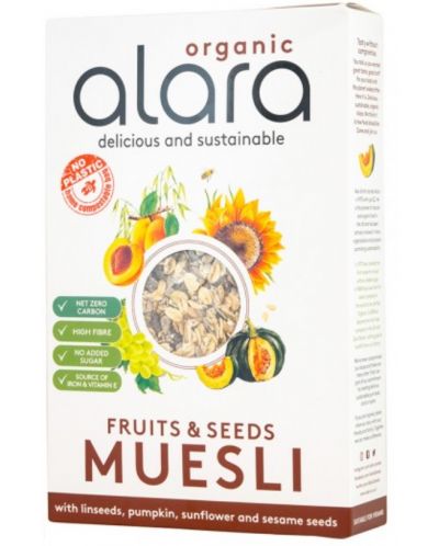 Fruits & Seeds Muesli, 650 g, Alara - 1