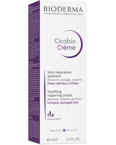 Bioderma Cicabio Успокояващ и възстановяващ крем, 40 ml - 3