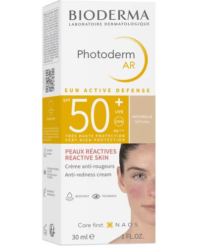 Bioderma Photoderm Слънцезащитен оцветен крем AR, SPF 50+, 30 ml - 3