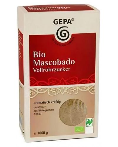 Био тръстикова захар Мусковадо, нерафинирана, 1 kg, GEPA - 1