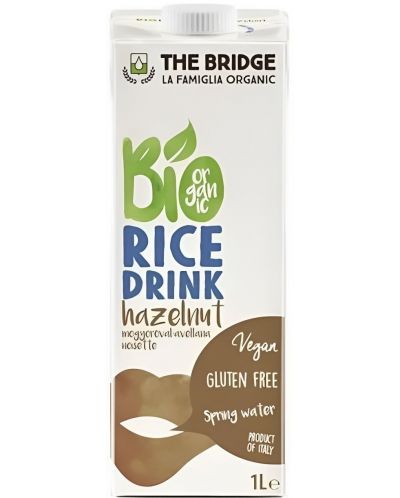 Био оризова напитка с лешници, 1 l, The Bridge - 1