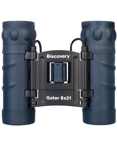 Бинокъл Discovery - Gator, 8x21, син - 2