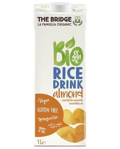 Био оризова напитка с бадеми, 1 l, The Bridge - 1