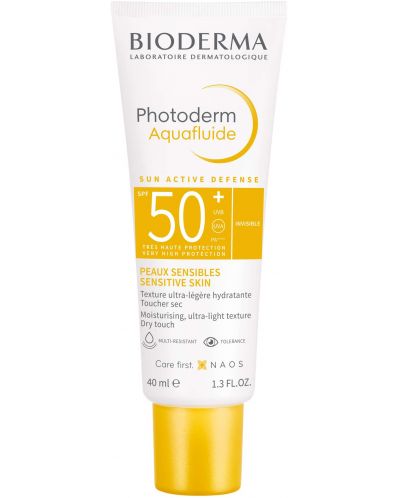 Bioderma Photoderm Слънцезащитен крем Aquafluide, SPF 50+, 40 ml - 1