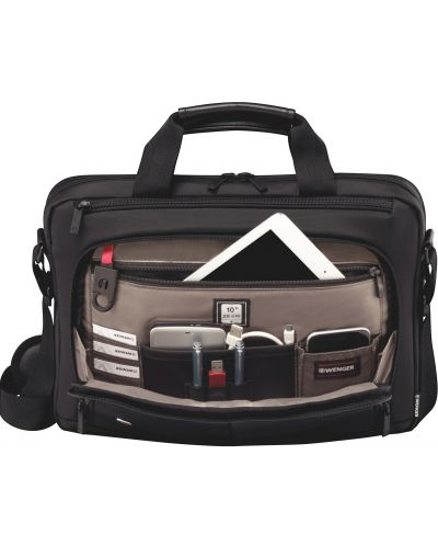 Бизнес чанта за лаптоп Wenger - Source, 16", черна - 3