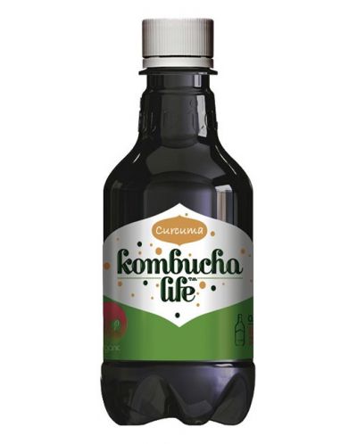 Curcuma Био натурална напитка, 330 ml, Kombucha Life - 1