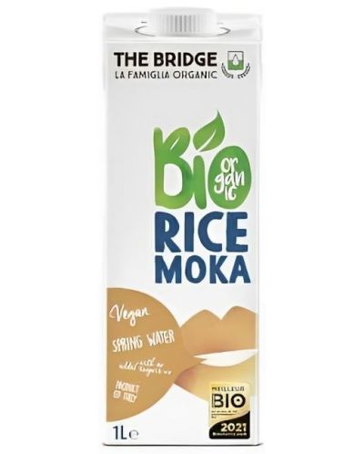 Био оризова напитка Мока с ечемик, 1 l, The Bridge - 1