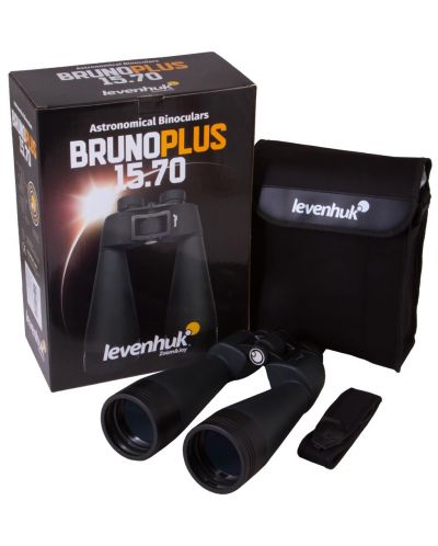 Бинокъл Levenhuk - Bruno PLUS 15x70, черен - 6