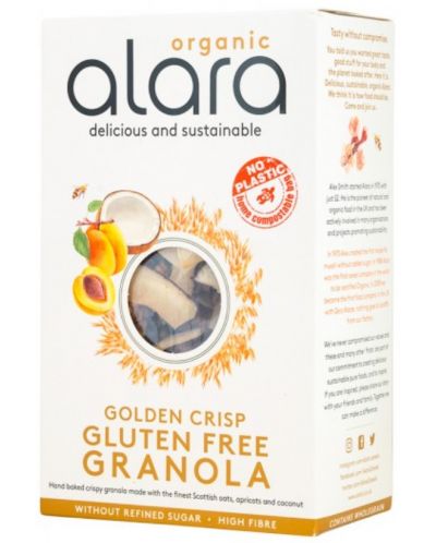 Golden Crisp Gluten Free Granola, 325 g, Alara - 1