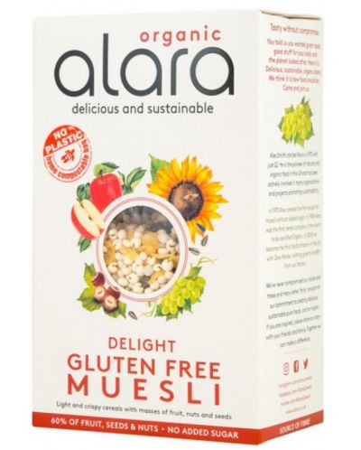 Delight Gluten Free Muesli, 250 g, Alara - 1