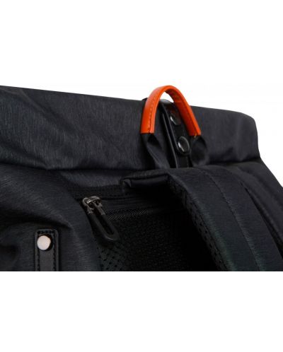 Бизнес раница за лаптоп R-bag - Roll Black, 15.6" - 6