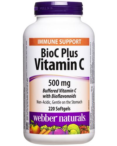 BioC Plus Vitamin C, 220 капсули, Webber Naturals - 1