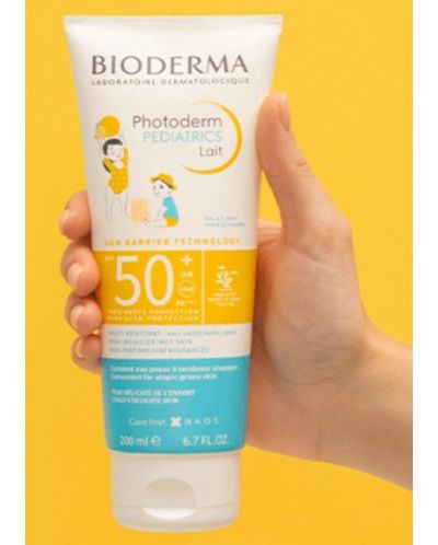 Bioderma Photoderm Слънцезащитно мляко Pediatrics, SPF 50+, 200 ml - 6