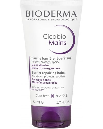 Bioderma Cicabio Възстановяващ балсам за ръце Mains, 50 ml - 1