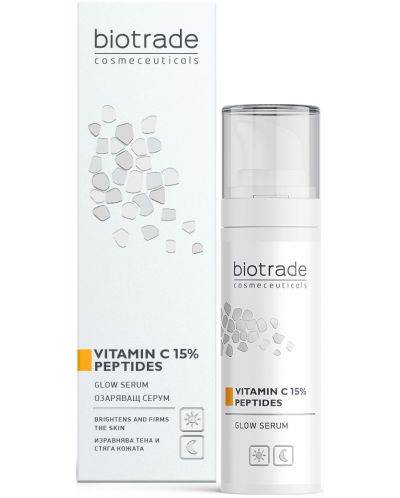 Biotrade Anti-age Озаряващ серум с витамин C 15% и пептиди, 30 ml - 1