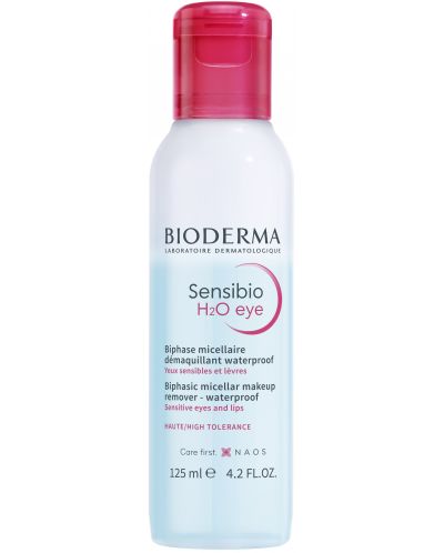 Bioderma Sensibio Мицеларна вода за очи Н2О Eye, 125 ml - 1