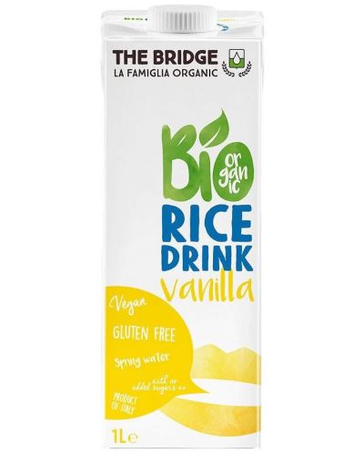 Био оризова напитка с ванилия, 1 l, The Bridge - 1