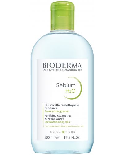 Bioderma Sébium Мицеларна вода H2O, 500 ml - 1