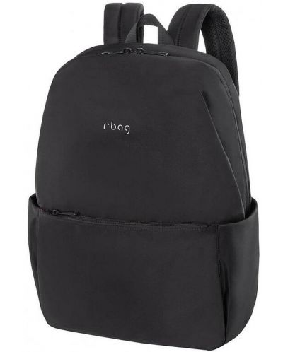 Бизнес раница за лаптоп R-bag - Neutro Black, 14" - 1