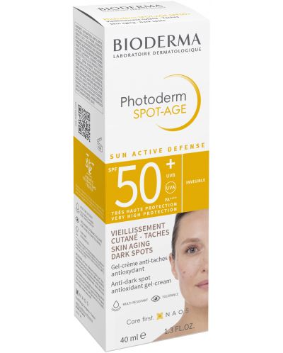 Bioderma Photoderm Слънцезащитен крем Spot-Age, SPF 50+, 40 ml - 3