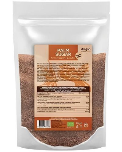 Био палмова захар, 1 kg, Dragon Superfoods - 1
